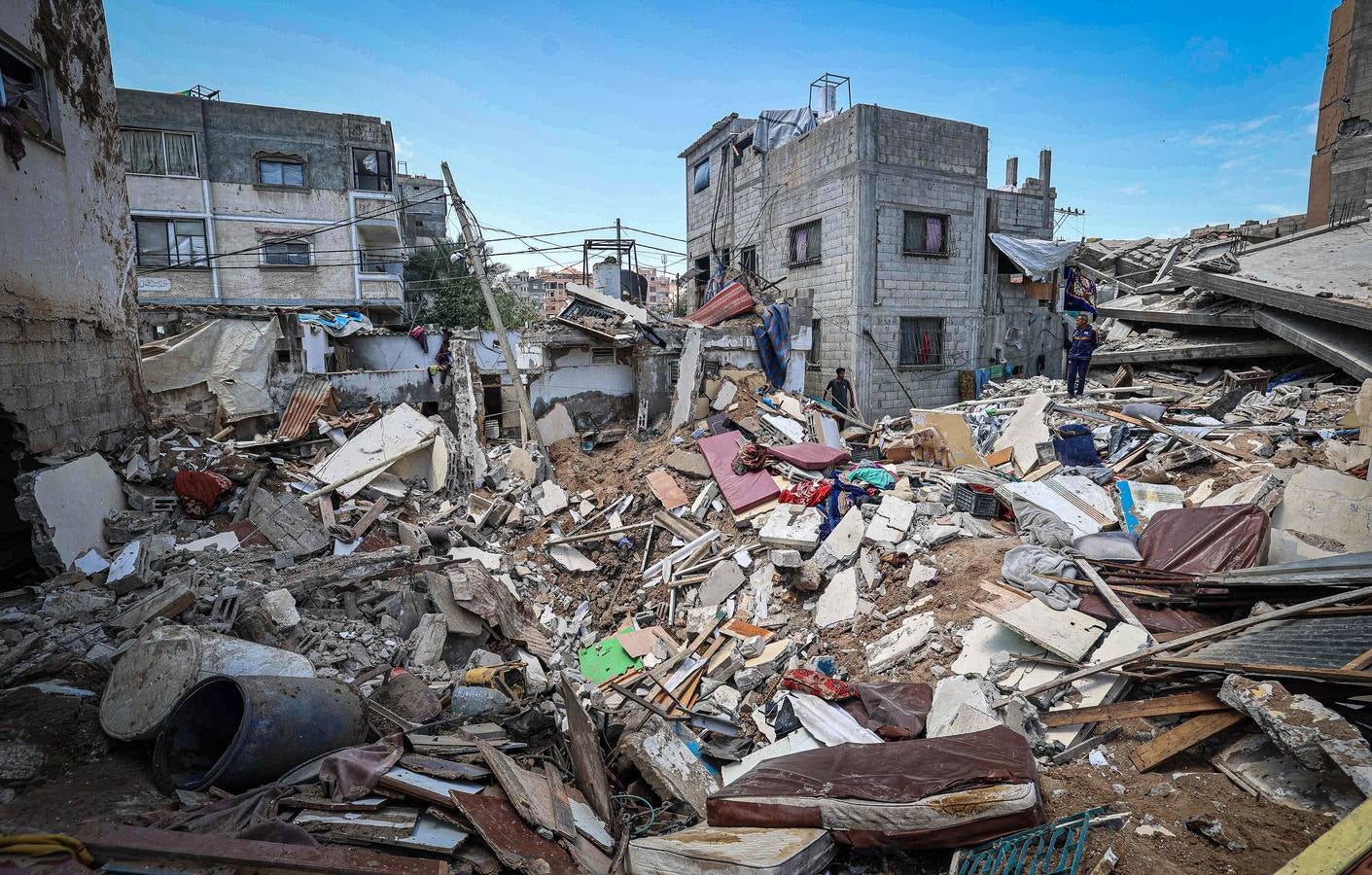 Las dramáticas imágenes de los palestinos a la espera de alimento