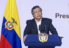 El presidente de Colombia, Gustavo Petro.
