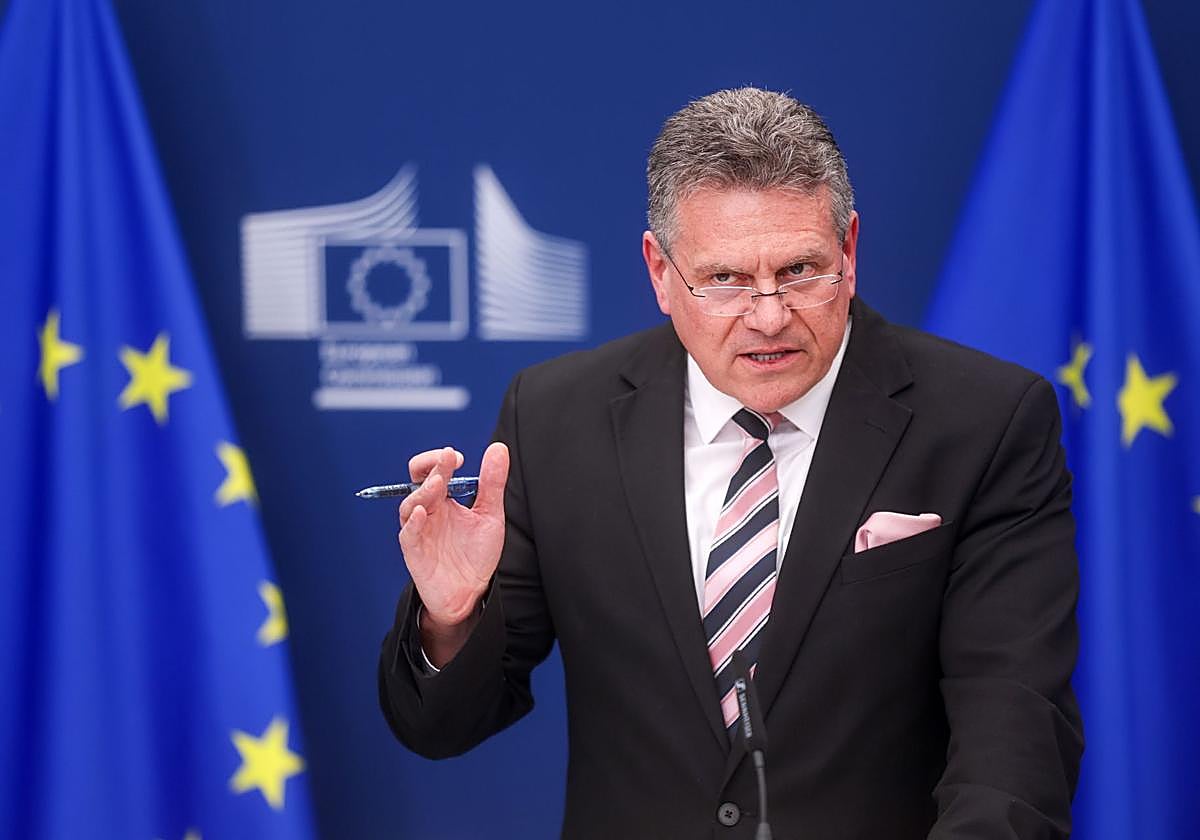 El comisario de Comercio, Maros Sefcovic.