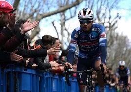 Mikel Landa, con el Soudal Quick-Step Pro Cycling Team.
