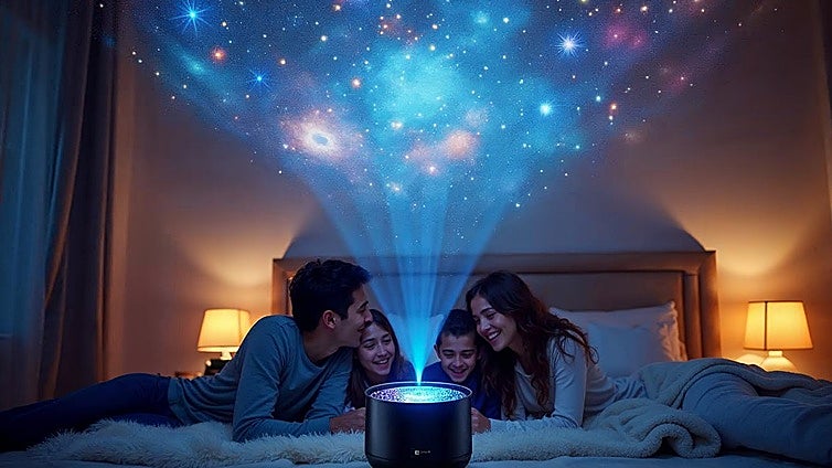 Duerme bajo las estrellas sin salir de casa con estos proyectores para el hogar