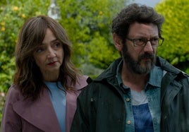 María de Medeiros y Manolo Solo en 'Una quinta portuguesa'.