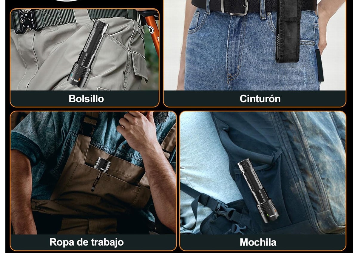 Imagen secundaria 1 - Esta linterna recargable es la que todos querían durante el gran apagón y ahora vale menos de 40€