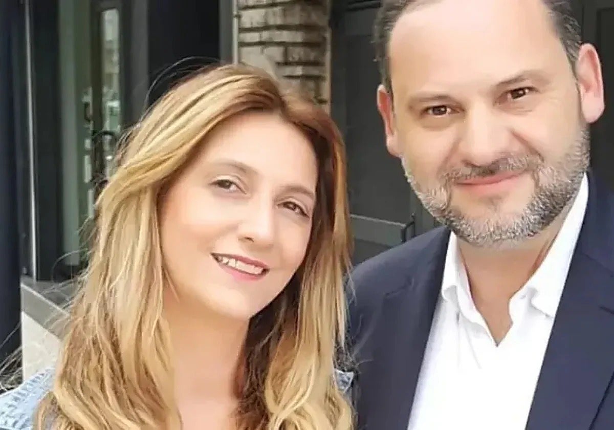 Claudia  Montes y José Luis Ábalos