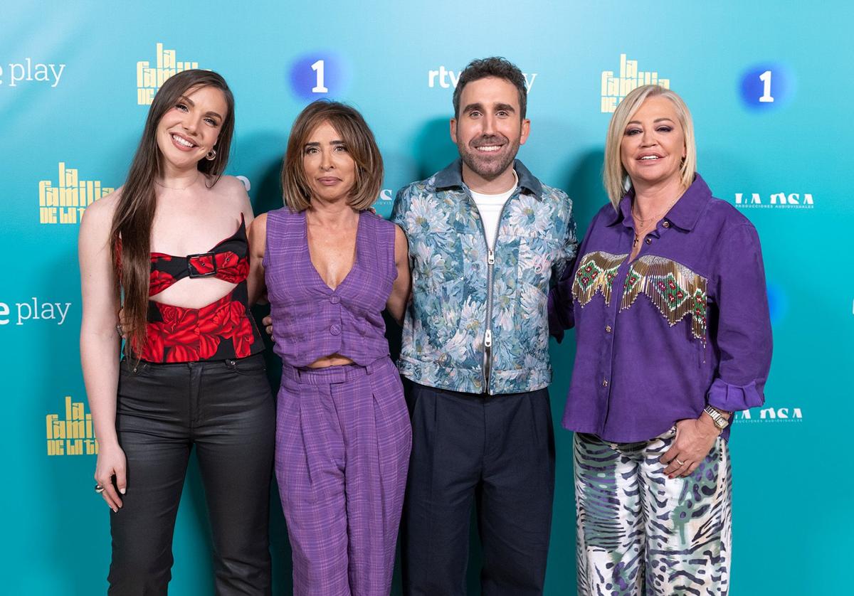 Inés Hernand, María Patiño, Aitor Albizua y Belén Esteban.