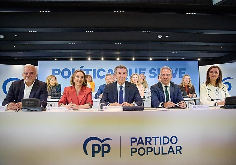 Feijóo preside el Comité Ejecutivo Nacional