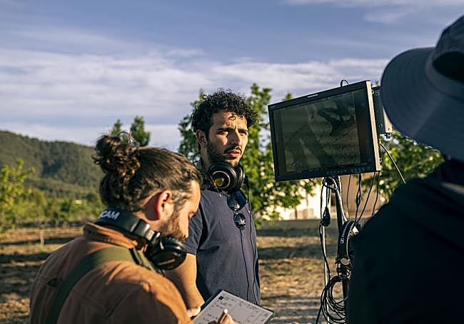 Juan Albarracín, durante el rodaje.