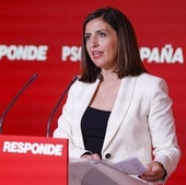 La portavoz del PSOE, Esther Peña.