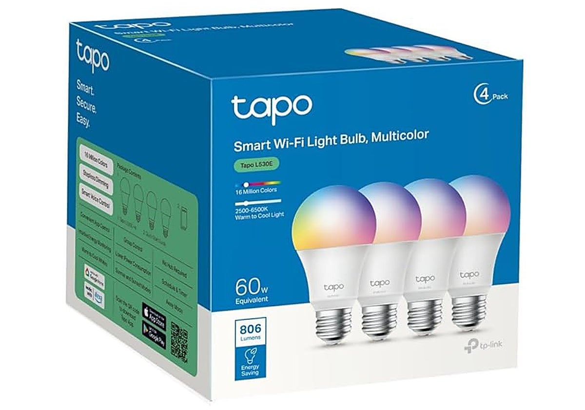 Imagen principal - Las bombillas inteligentes Tapo exclusivas de Amazon tienen un descuentazo del 47% y lo están petando