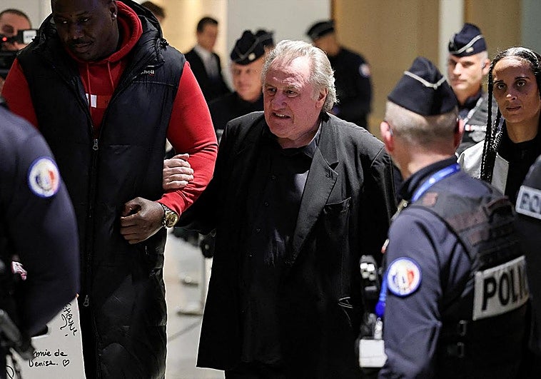 Gérard Depardieu, el día que declaró en el juicio