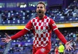 Stuani deja la permanencia del Girona casi asegurada con su gol en Valladolid