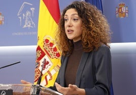 La portavoz de los comunes en el Congreso, Aina Vidal.