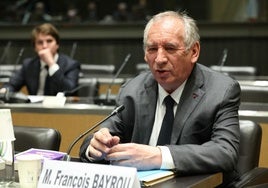 El primer ministro francés, François Bayrou, este miércoles en la Asamblea Nacional.