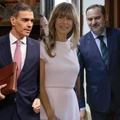 Pedro Sánchez, Begoña Gómez y José Luis Ábalos