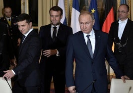 Zelenski esperaba un cara a cara con Putin, como en 2019.