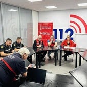 La reunión del Cecopi, en la tarde del 29 de octubre.