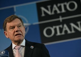 El ministro alemán de Exteriores, Johann Wadephul, en la reunión de la OTAN en Antalya.