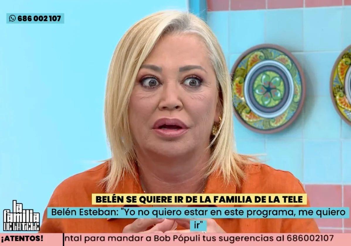 Belén Esteban Threatens to Leave 'La familia de la tele'