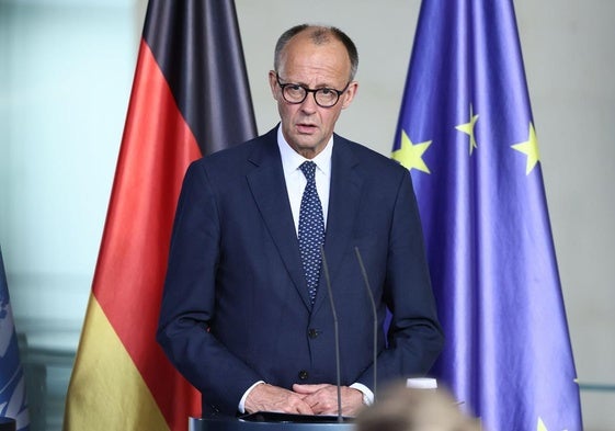 El canciller alemán, Friedrich Merz.