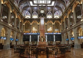 Bolsa de Madrid.