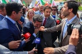André Ventura, candidato de la ultra Chega, ha tenido que abandonar la campaña por problemas de salud.