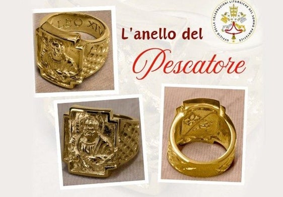 El Anillo del Pesacador de León XIV.