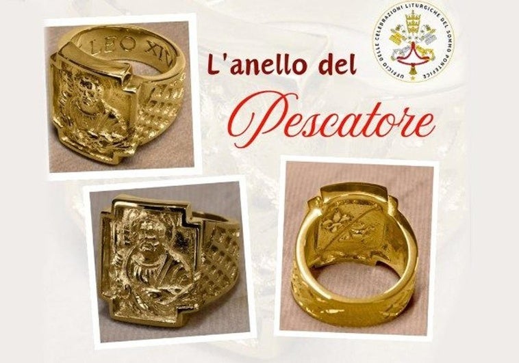 El Vaticano presenta el Anillo del Pescador del Papa León XIV