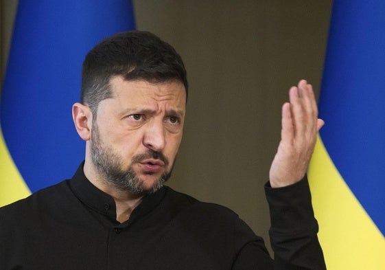 El presidente de Ucrania, Volodímir Zelenski.
