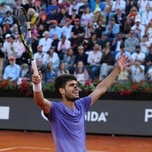 Alcaraz derroca a Sinner en Roma