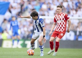 La Real Sociedad vence al Girona en el último instante