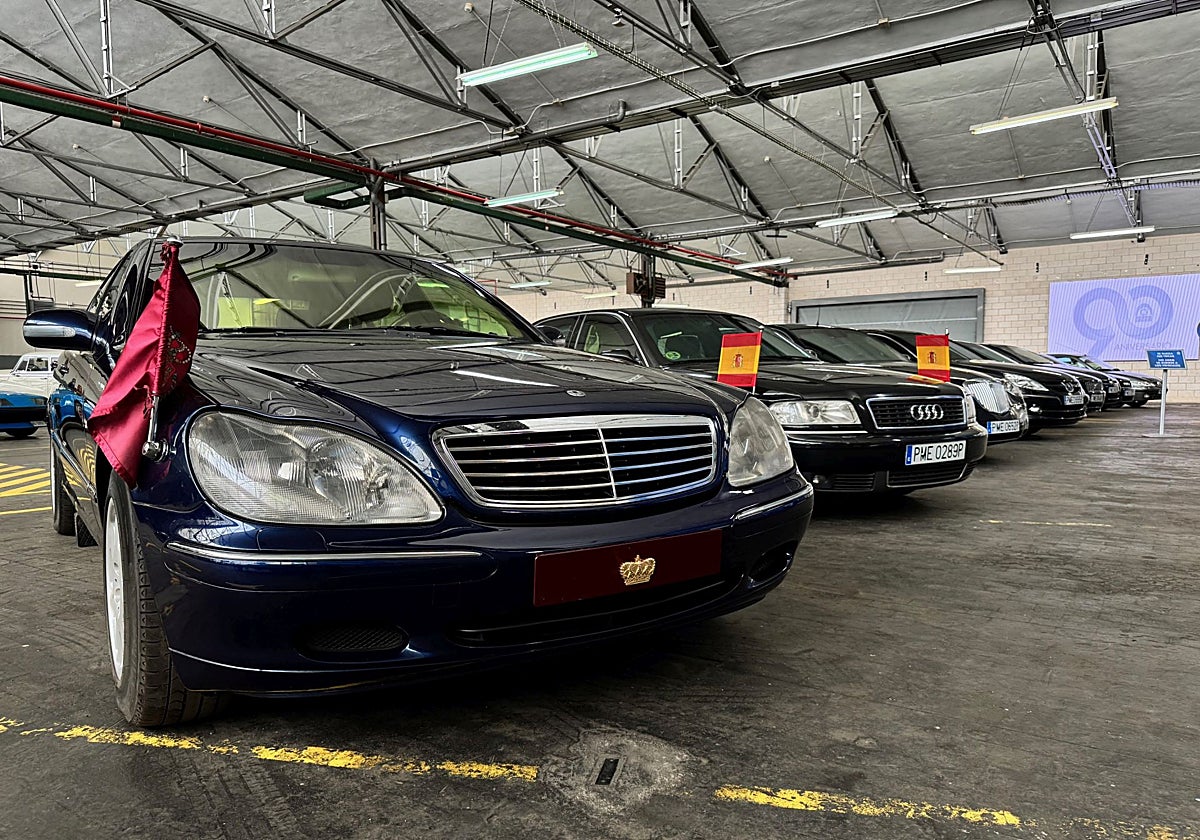 La flota de berlinas blindadas del PME incluye coches de la Casa Real o de Presidencia.