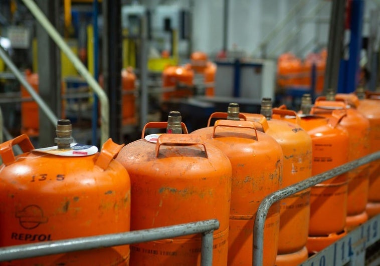 La bombona de butano alcanza los 18 euros y toca máximos de noviembre de 2022