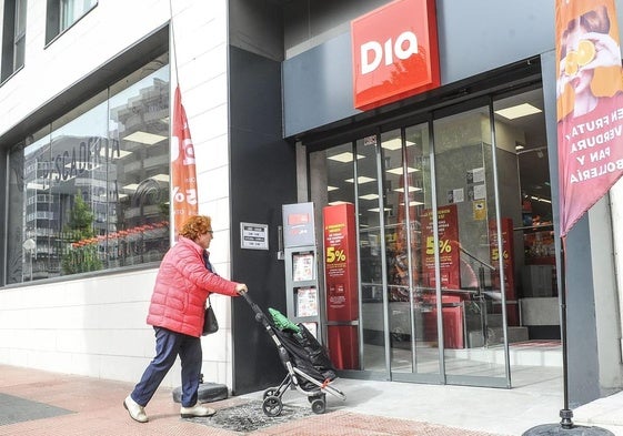 Una tienda de DIA en Viroria.