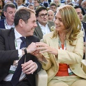 Gerardo Cuerva y Ángela de Miguel, este martes durante la Asamblea General Electoral.
