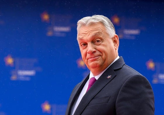 El primer ministro húngaro, Viktor Orbán, en una conferencia.