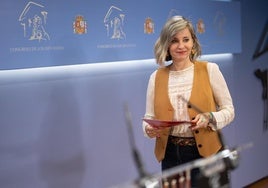 La portavoz parlamentaria de Sumar, Verónica M. Barbero.
