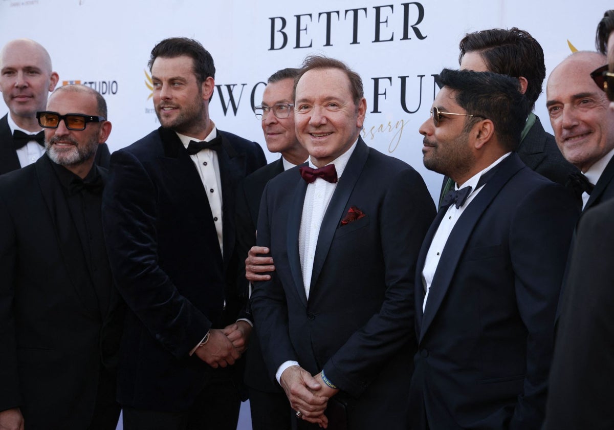 Kevin Spacey at the gala organised by the Better World Fund in Cannes.