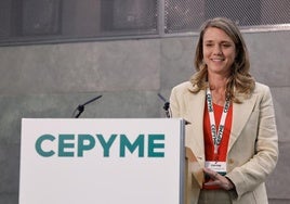 La nueva presidenta de Cepyme, Ángela de Miguel.