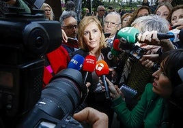 Pradas, a su llegada a la Ciudad de la Justicia para declarar en la dana.