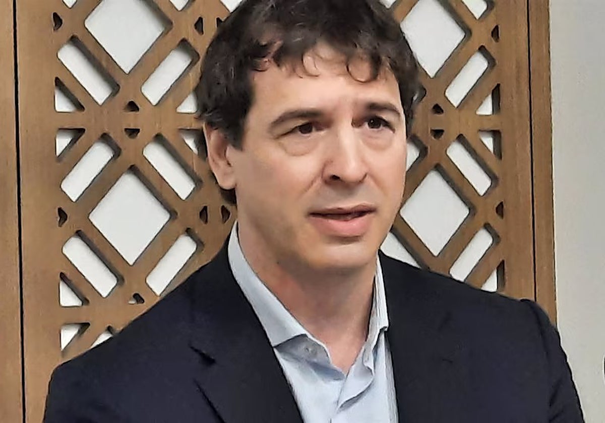 David Sánchez, 'Azagra', en un reciente rueda de prensa