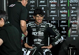 Jorge Martín, durante un test de pretemporada en Malasia.