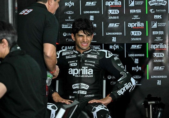 Jorge Martín, durante un test de pretemporada en Malasia.