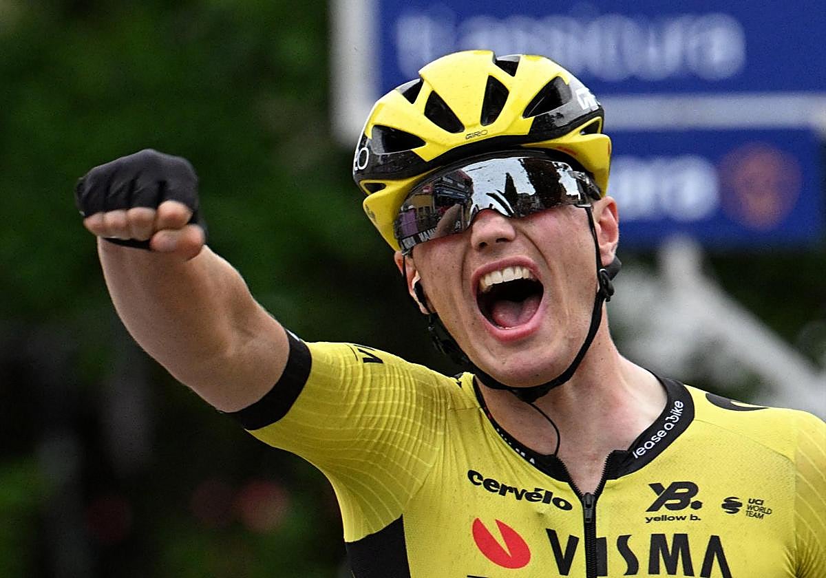 El neerlandés Olav Kooij, vencedor de la 12ª etapa.