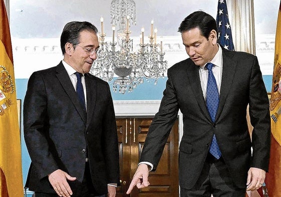 Albares y Rubio analizan la actualidad internacional en un encuentro «cordial»