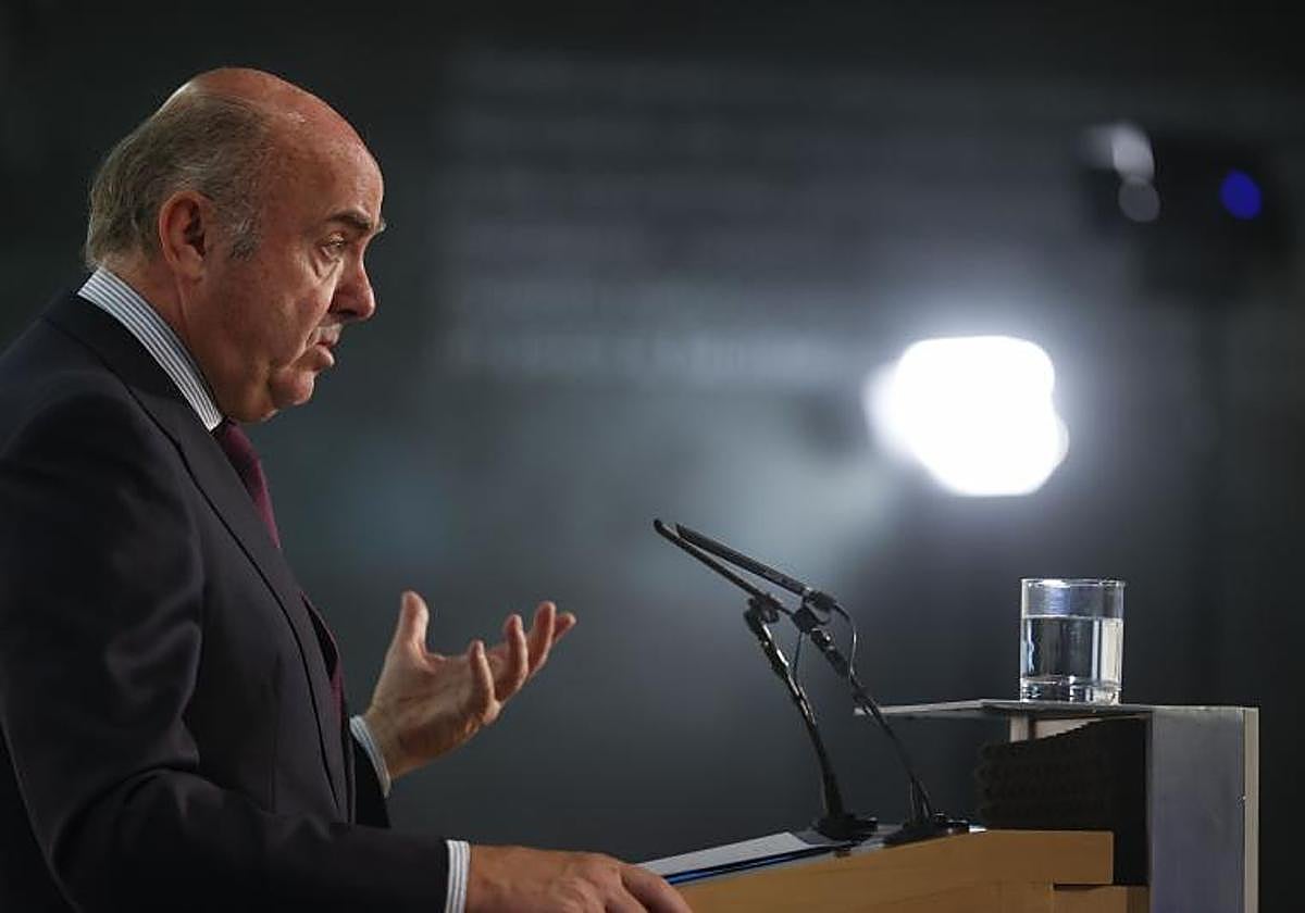El vicepresidente del BCE, Luis de Guindos.