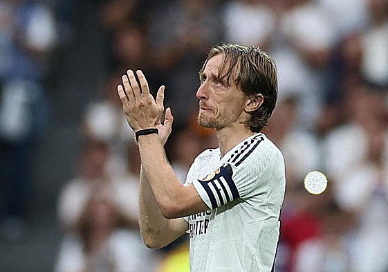 El adiós del Bernabéu a Ancelotti y Modric, en imágenes