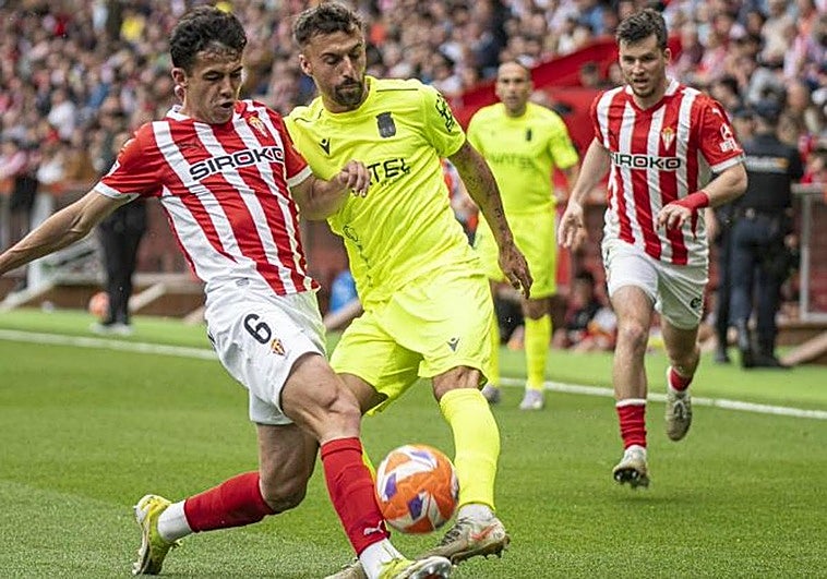 El Sporting supera al colista con algunos apuros