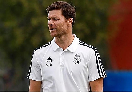 Xabi Alonso, durante su etapa en la cantera del Real Madrid.