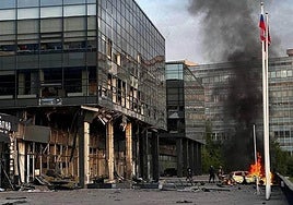 Empresa atacada en el polígono ruso.