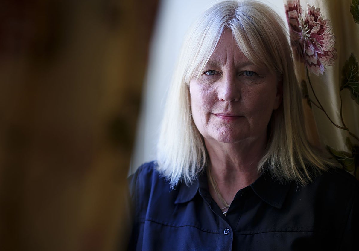 La escritora sueca Karin Smirnoff, de vita en Españ apara presentar su nueva novela.